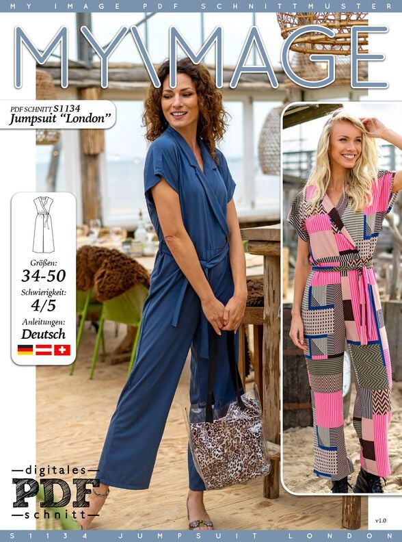 Jumpsuit LONDON Nähanleitung + Schnitt image number 2
