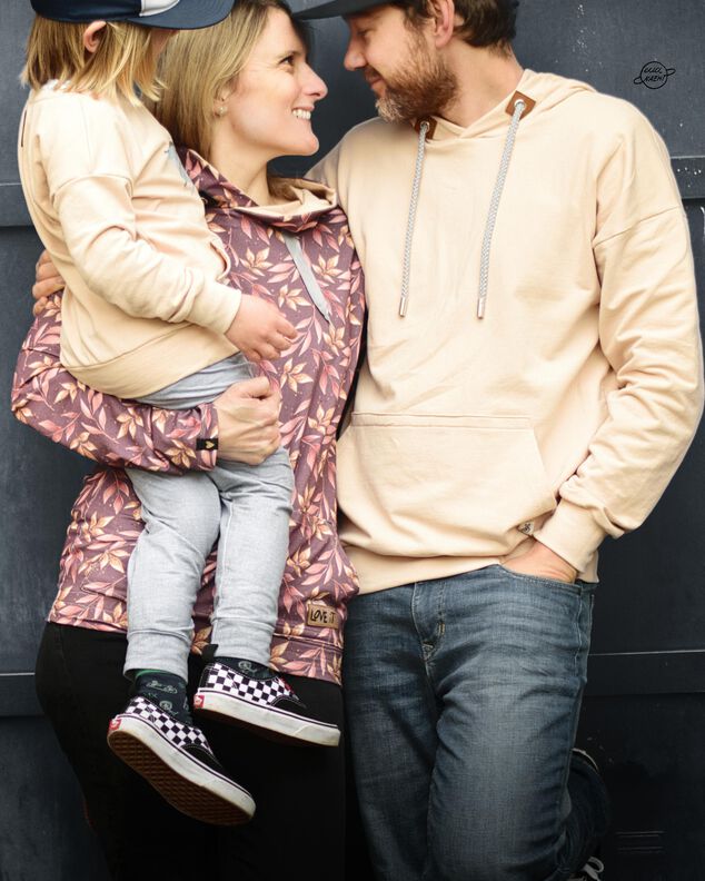 lovely family oversized hoodie Kinder & Damen & Herren image number 8