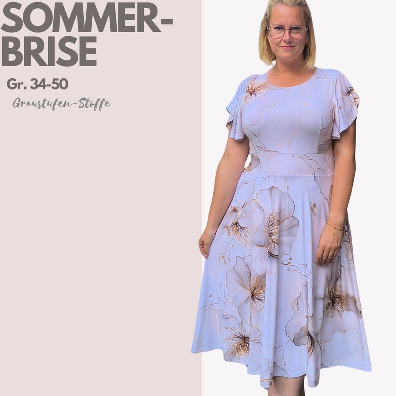 Schnittmuster Kleid „Sommerbrise" von Graustufen-Stoffe image number 1
