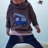OVERSIZE KINDER HOODIE PULLOVER GR 86-146 thumbnail number 3