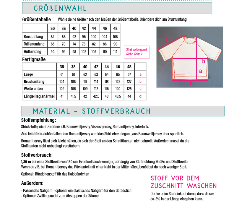 Basic Shirt Resa Schnittmuster und Nähanleitung image number 9