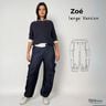 Schnittmuster Hose Damen Zoé (lange Version) Gr. 34–54 thumbnail number 1