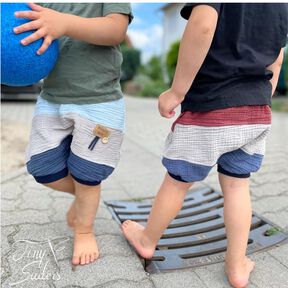 Hose Sommerluften Gr. 50-122, A0 + A4, Musselin, Paperbag
