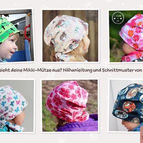 Mütze "Mikki" Frühjahr/Sommer (Nähanleitung & Schnittmuster)