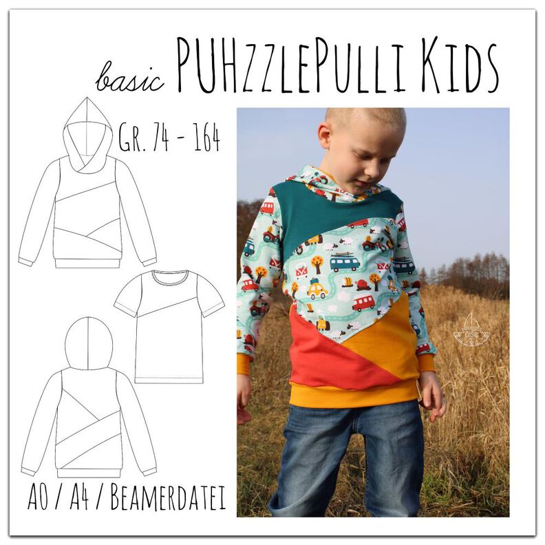 "basic PUHzzlePulli" Kids - Pullover Gr. 74-164 image number 1