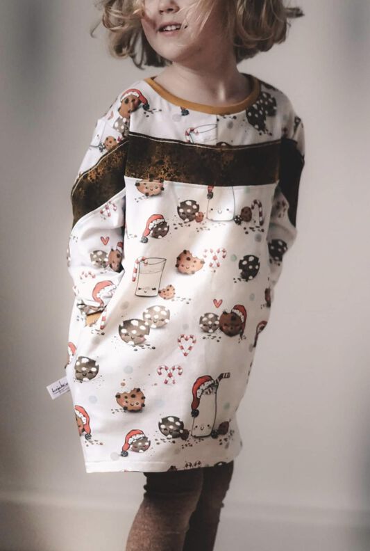 Kombi E-Book HoodieKLEID Farbenbogen Gr. 68 - 140 image number 5