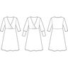 Kleid Jerseykleid Wickeloptik Ausschnitt SIHIR ♥ Gr. XS-XXL thumbnail number 10