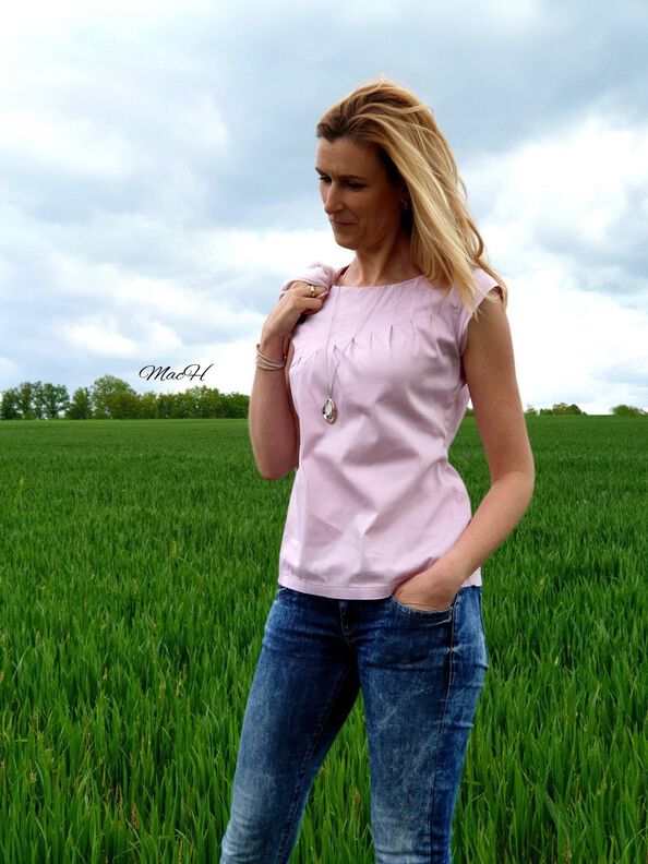 Emma Blusenshirt Nähanleitung und Schnittmuster 34-48 image number 7