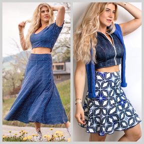 Rock #Amaya Nähanleitung und Schnittmuster (XS-XL)