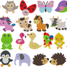 Stickdatei - Puschen Motive mit Tieren in 5cm, 6cm und 7cm thumbnail number 6