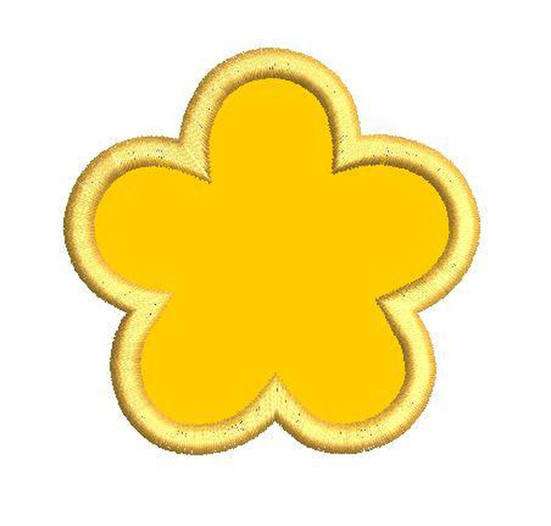Stickdatei Applikation 4er Blumen 10x10cm image number 5