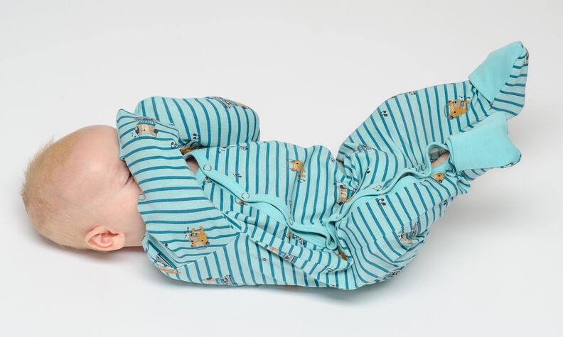 Baby Strampler mit Ärmel-Beinumschlag DAVID image number 6