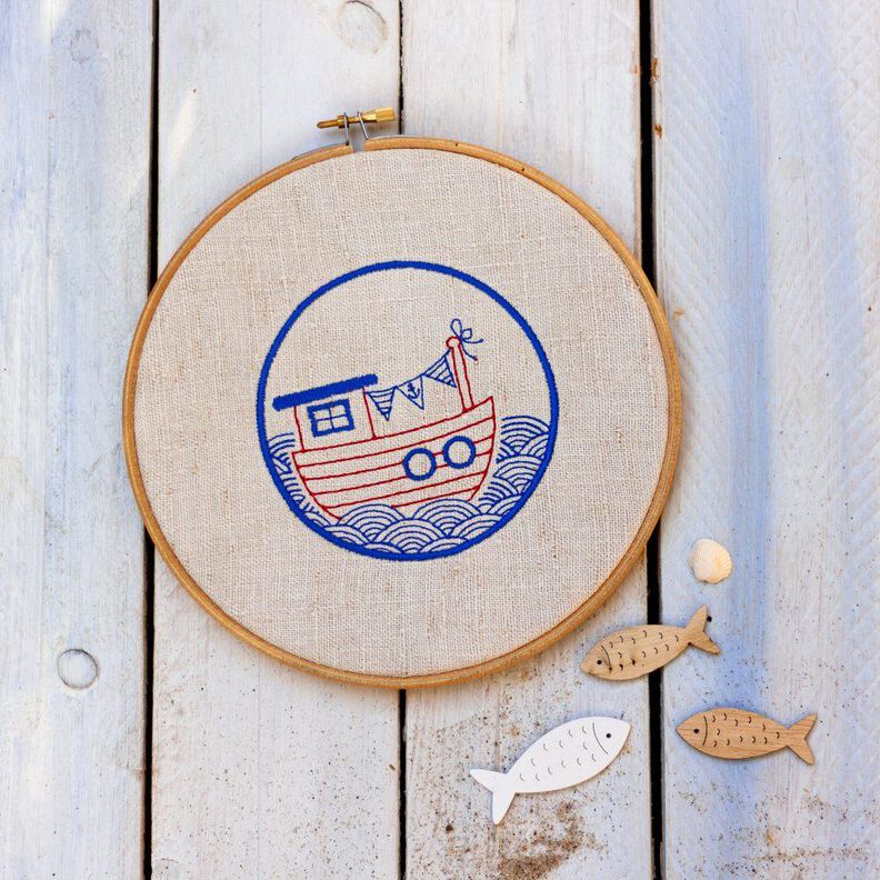 Stickserie Bullaugen im Wellengang – MEGAPACK  image number 2