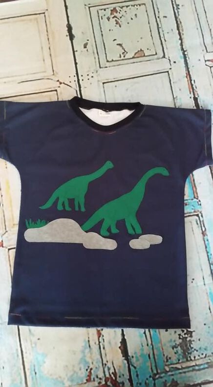 Applikationsvorlage Brachiosaurus Jungtier Dino image number 7