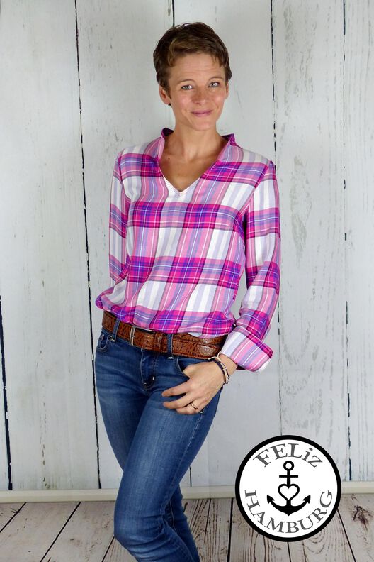 Ebook / Schnittmuster lillesol women No.38 Flora-Bluse image number 4
