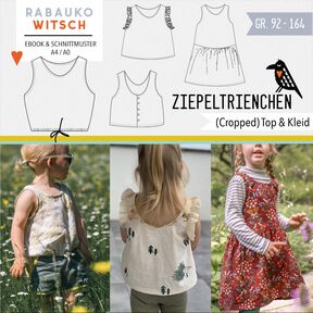 Ziepeltrienchen (Cropped) Top und Kleid Gr. 92-164