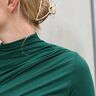 Langarmshirt Stehkragen Rollkragen Raffung FREYA thumbnail number 7