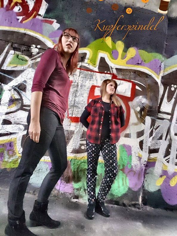 E-Book Skinny Jeanshose Merle Gr. 30-48 image number 5