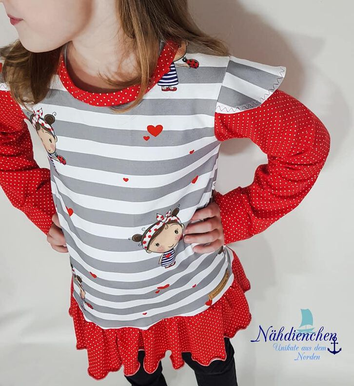 Shirt Lilli for Teens Gr. 146 - 176 Rüschenshirt image number 2