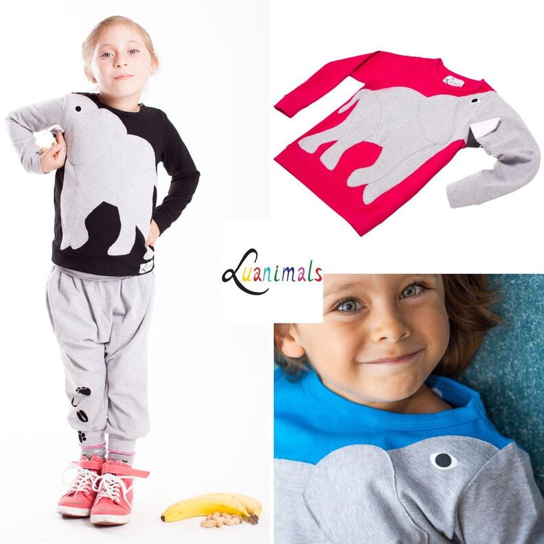 Pullover Kind E-Book Luanimals Elefant Eli (86-152cm) image number 4