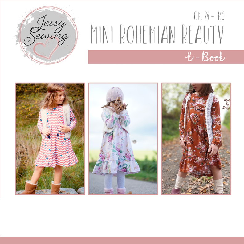 eBook *Mini Bohemian Beauty*Kleid GR. 74 BIS 140 Boho Look image number 1