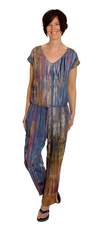 Jumpsuit, Viskosejumpsuit "Mila", Gr. 158-46 image number 2