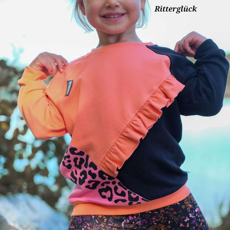 Raglan Sweater Farverig Gr. 56-170, A0 image number 2