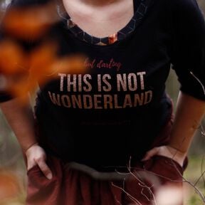 Plotterdatei But darling this is not Wonderland