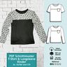 "Familien-Paket" Schnittmuster Set Longsleeve u. T-Shirt  thumbnail number 3