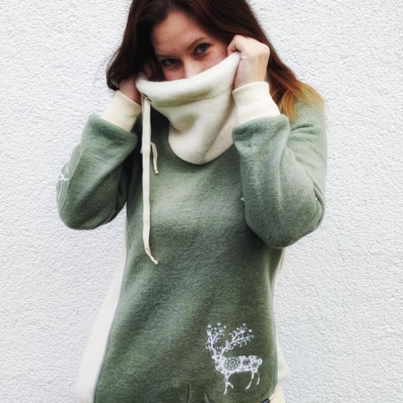 "Winter Dreams", der perfekte Fleec- o. Walkpulli 32-54 image number 1
