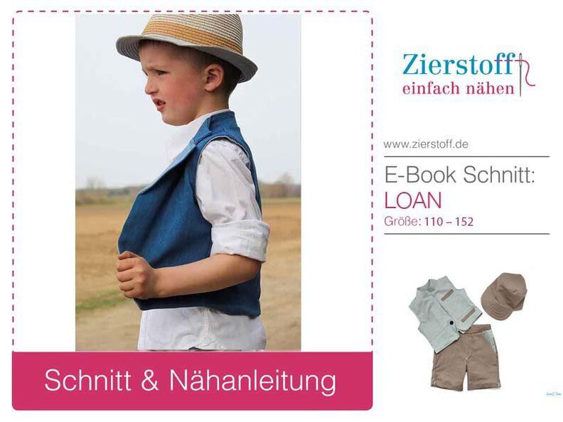Weste "LOAN", Nähanleitung und Schnitt Gr. 110 – 152 image number 2