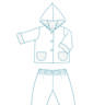 TORETTO und TORINO Babyset Jacke mit Kapuze und Babyhose thumbnail number 9