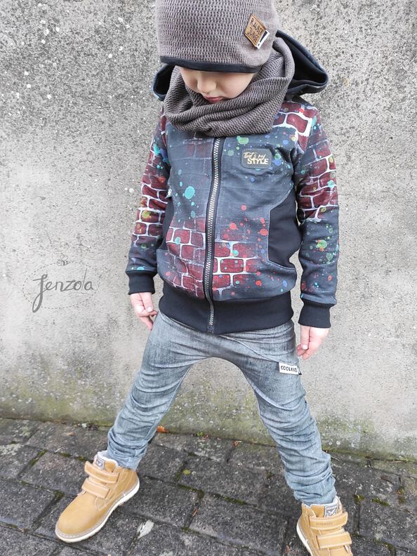 BEAMER + A0 lovely jacket 74-164 Kombi Jacke Weste Cardigan image number 7