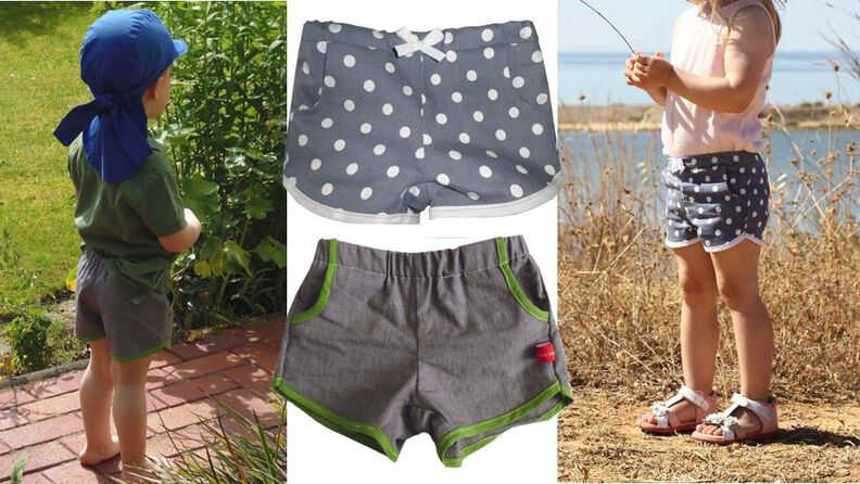 Unisex Shorts "Mina", Schnitt & Nähanleitung Gr. 62-104 image number 4