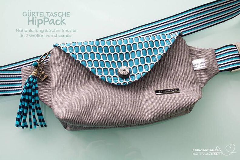 Gürteltasche "HipPack" (Nähanleitung und Schnittmuster) image number 2