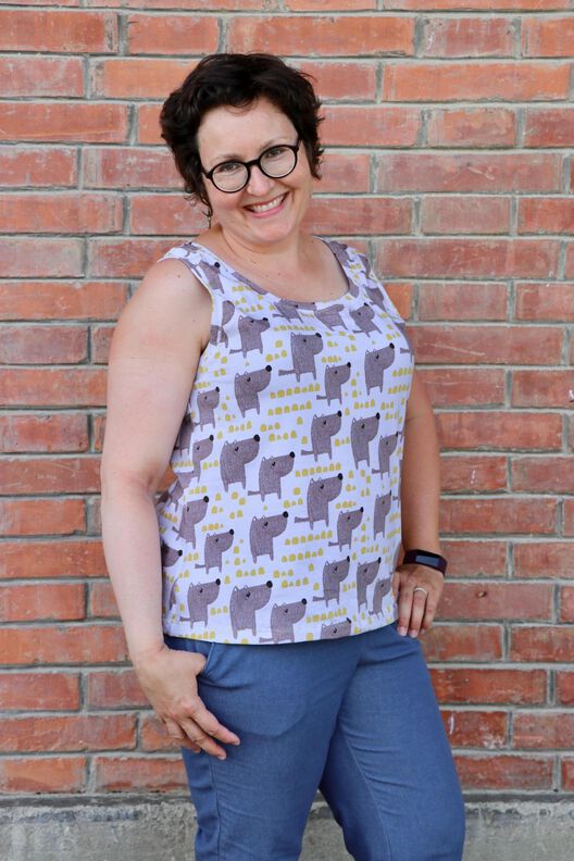 »LaSuvi Top« (32–54) – Basic-Top image number 4