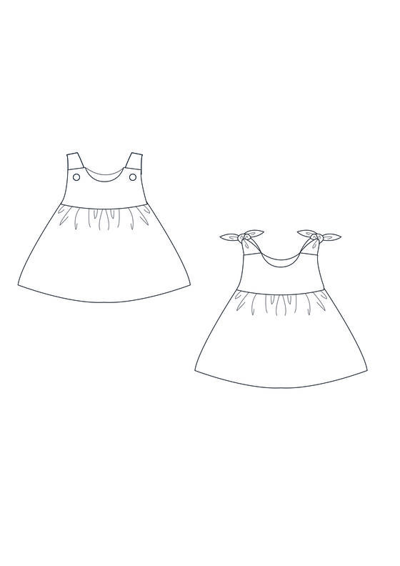  CLARA Schnittmuster Babykleid/Mädchenkleid Hängerchen  image number 5