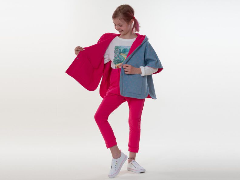 Schnittmuster Poncho und Hose im Set image number 11