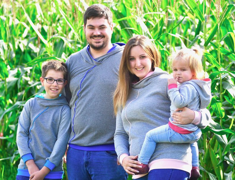 FAMILY HOODIE Kinder Damen Herren alle Größen image number 3