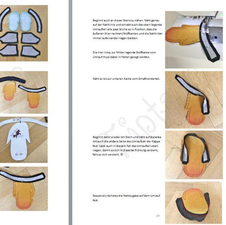 Tiptaps ~ Kinderschuhe, Schuhe f. Laufanfänger Nähanleitung image number 8