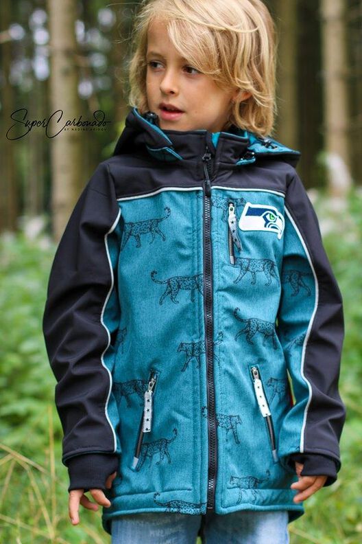 Softshelljacke Kinder Schnittmuster Gr. 74-176 - PABLO #72 image number 5
