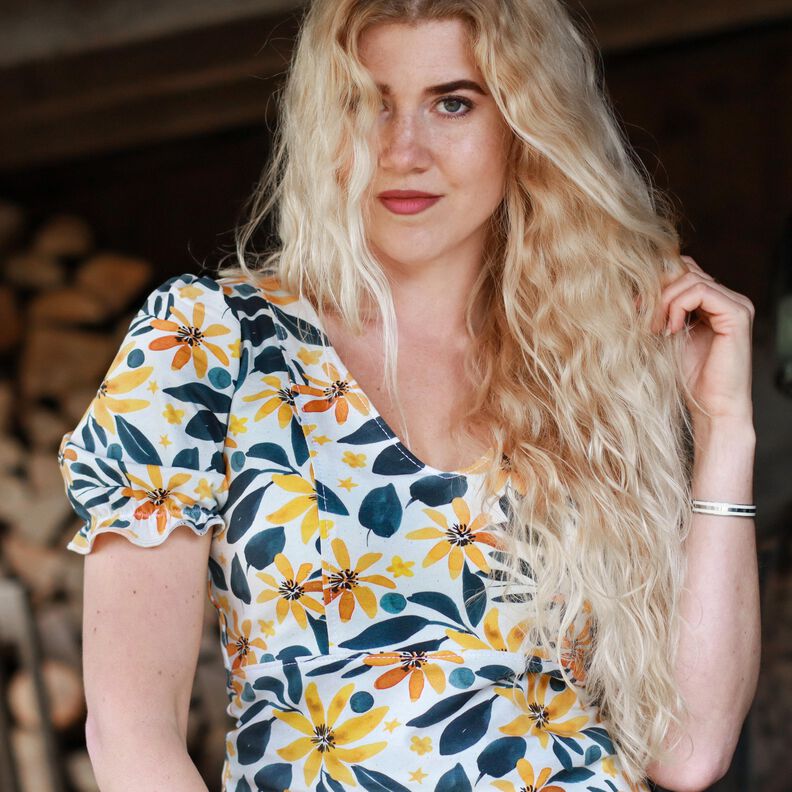 Bluse #Leonie Nähanleitung und Schnittmuster (XS-XL) image number 2