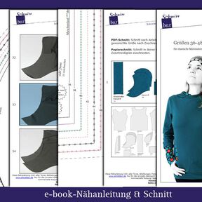 Hoodie Luzia Schnittmuster Damen 36-48