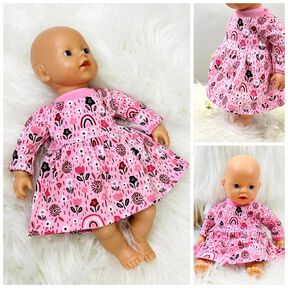 Puppenkleid Mimi für Puppen von 31 - 50 cm