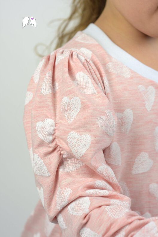 Shirt Julia mit Raffungen Gr. 86 - 140 Schnittmuster image number 2
