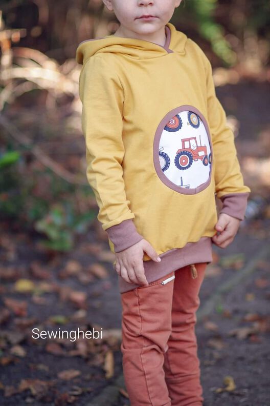 E-Book Bullaugentaschenhoodie Größen 104 - 140 image number 3