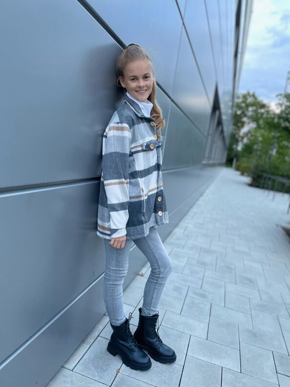 Kinder Hemdjacke Shacket Hemd LUWES ♥ Gr. 92-164 image number 9