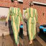 Damen Jumpsuit lange weite Hose RIANG ♥ Gr. 34 - 56 thumbnail number 2