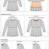 Kinder Jerseyshirt „Leonie“ mit Stufen-Saum Gr 98-164, A4+A0 thumbnail number 11