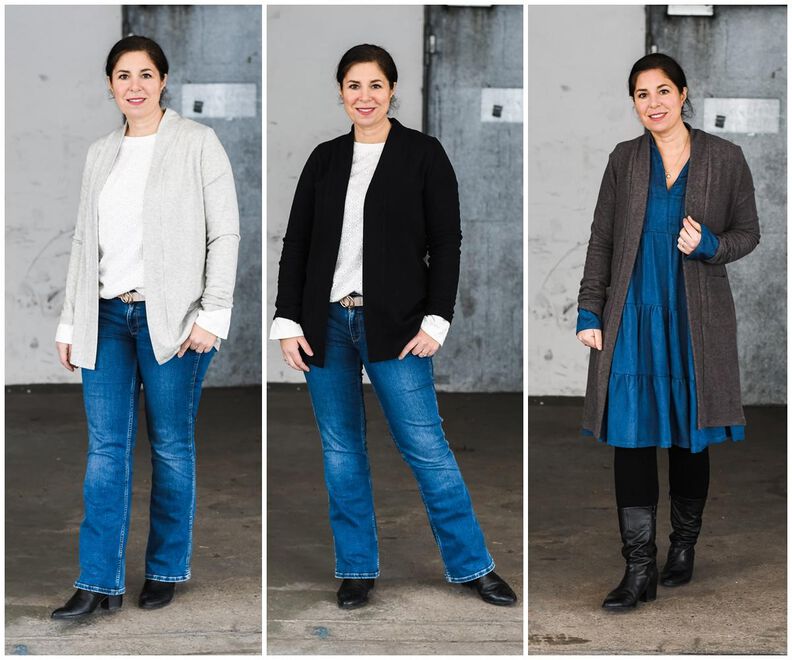 Ebook Damen Basic-Cardigan *mit A0-Datei + Video* image number 2